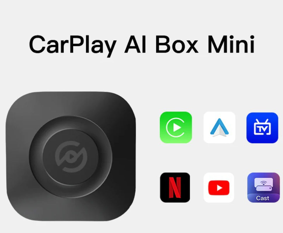 Original Car Wired to Wireless Carplay Android Auto Video Youtube with USB-HDMI Port