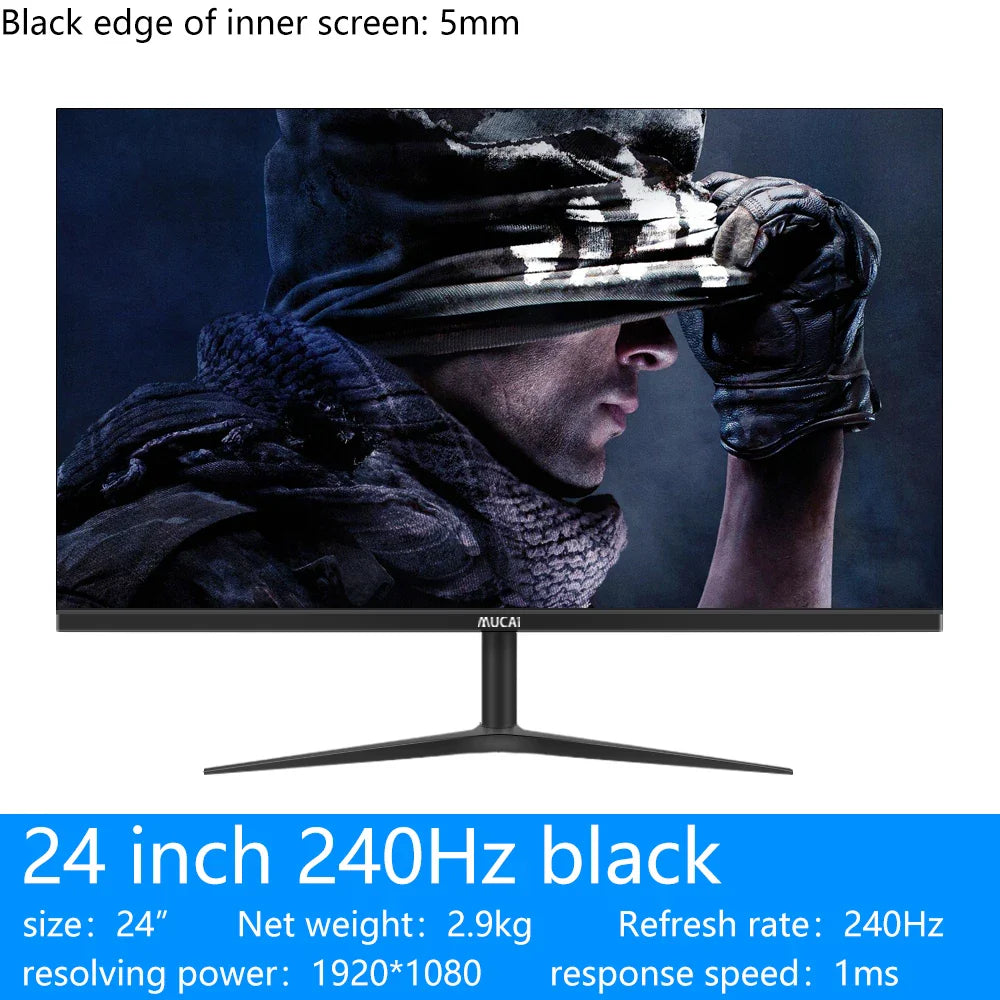 24 Inch 240Hz LCD Display PC Monitor