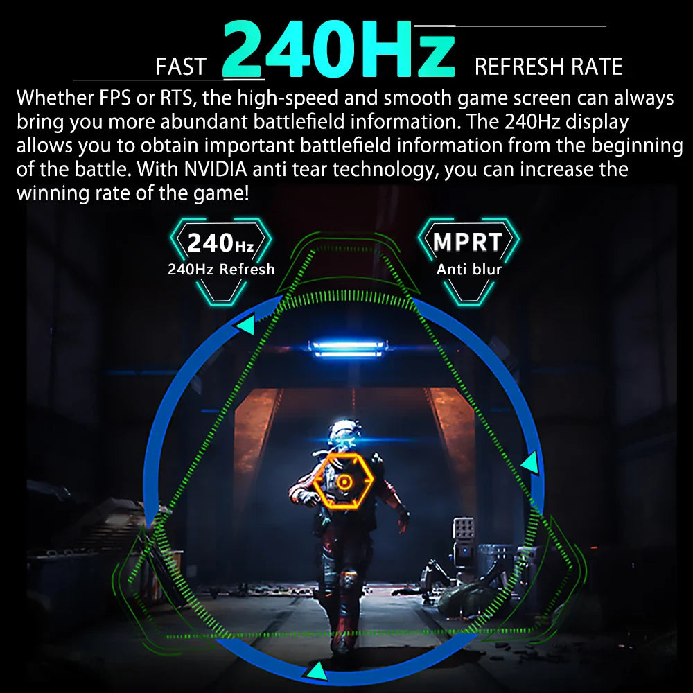 24 Inch 240Hz LCD Display PC Monitor